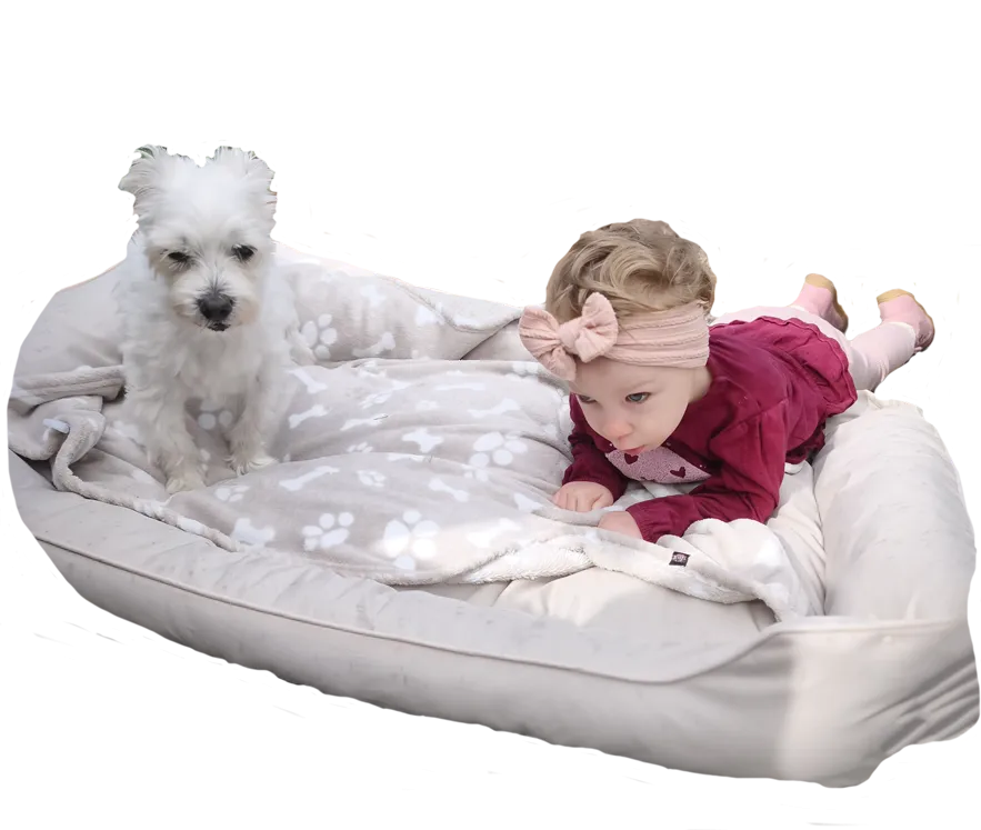 Melanie mit Woody und der Familie - Inspiration für Tierschutz